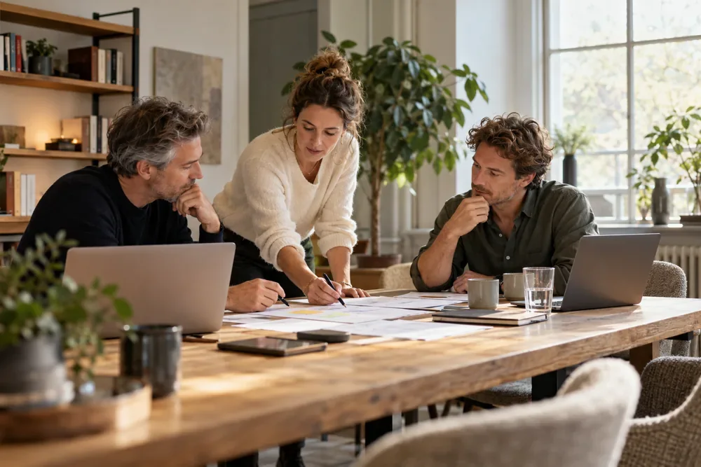 Collega’s brengen samen hun dagelijkse digitale werk in kaart.
